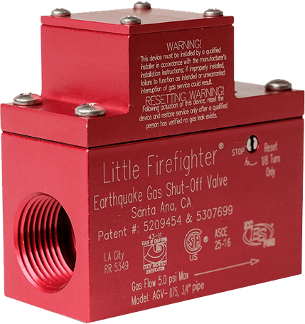 Automatic Gas Shutoff Valves